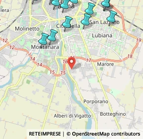 Mappa Via Angelo Braga, 43123 Parma PR, Italia (3.33105)