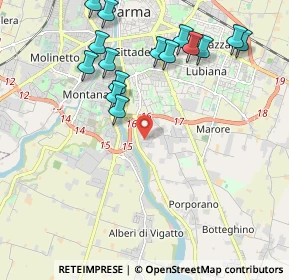 Mappa Via Angelo Braga, 43123 Parma PR, Italia (2.31733)