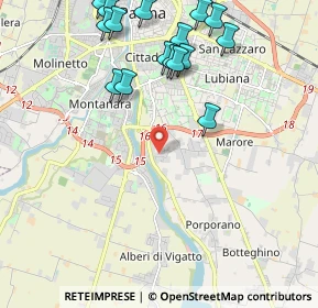 Mappa Via Angelo Braga, 43123 Parma PR, Italia (2.48375)