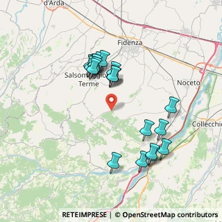 Mappa SP71, 43039 Salsomaggiore Terme PR, Italia (7.0985)