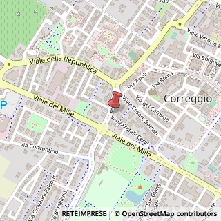 Mappa Via Fratelli Cervi, 1/b, 42015 Correggio, Reggio nell'Emilia (Emilia Romagna)