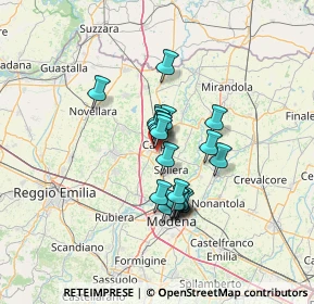 Mappa Via Giuseppe Graziosi, 41012 Carpi MO, Italia (9.414)