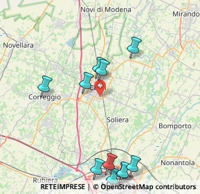 Mappa Via Giuseppe Graziosi, 41012 Carpi MO, Italia (9.66545)