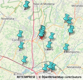 Mappa Via Giuseppe Graziosi, 41012 Carpi MO, Italia (8.11)