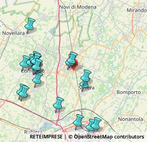 Mappa Via Giuseppe Graziosi, 41012 Carpi MO, Italia (9.073)