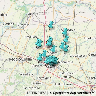 Mappa Via Carlo Pisacane, 41012 Carpi MO, Italia (10.099)