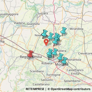 Mappa Via del Carmine, 42015 Correggio RE, Italia (10.25538)