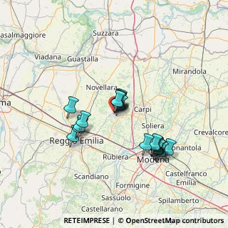 Mappa Via del Carmine, 42015 Correggio RE, Italia (11.9315)