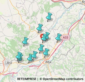 Mappa Strada Regionale, 12050 Castellinaldo d'Alba CN, Italia (6.50083)