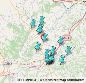 Mappa Strada Regionale, 12050 Castellinaldo d'Alba CN, Italia (6.70222)