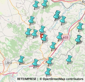 Mappa Strada Regionale, 12050 Castellinaldo d'Alba CN, Italia (8.9735)