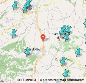 Mappa Strada Regionale, 12050 Castellinaldo d'Alba CN, Italia (3.396)