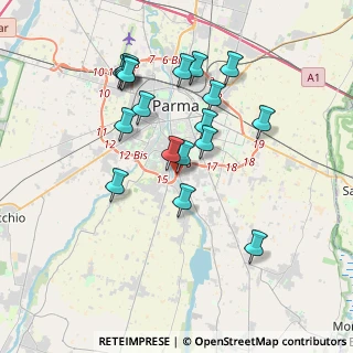 Mappa Via Don Giovanni Drei, 43123 Parma PR, Italia (3.51667)