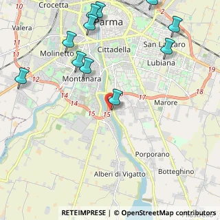 Mappa Via Don Giovanni Drei, 43123 Parma PR, Italia (3.21)