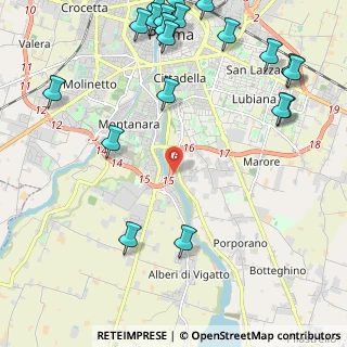 Mappa Via Don Giovanni Drei, 43123 Parma PR, Italia (3.108)
