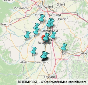 Mappa Via Beato Clemente Marchisio, 12035 Racconigi CN, Italia (9.635)