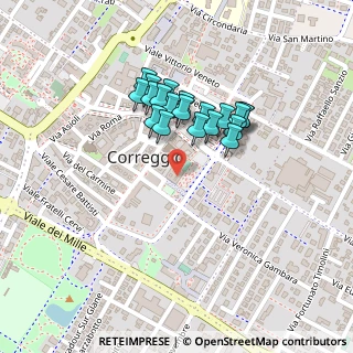 Mappa Via Contarelli, 42015 Correggio RE, Italia (0.177)