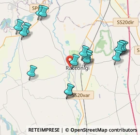 Mappa Via Aulina, 12035 Racconigi CN, Italia (4.35444)