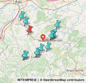 Mappa SS 456, 14049 Nizza Monferrato AT, Italia (6.31308)