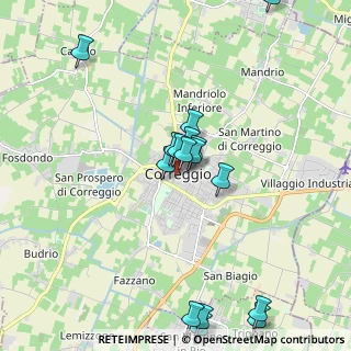 Mappa Via Gabrio Casati, 42015 Correggio RE, Italia (2.0725)