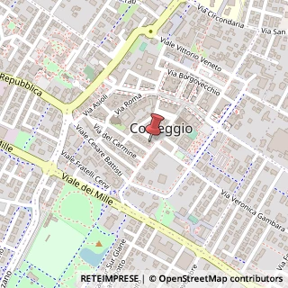 Mappa Corso Cavour, 16, 42015 Correggio, Reggio nell'Emilia (Emilia Romagna)