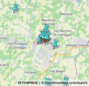 Mappa Viale V. Cottafavi, 42015 Correggio RE, Italia (2.05188)