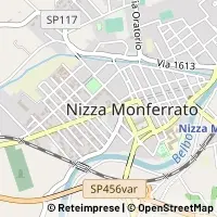 Kaart Nizza Monferrato