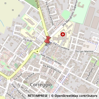 Mappa Piazzale San Rocco, 5, 42015 Correggio, Reggio nell'Emilia (Emilia Romagna)