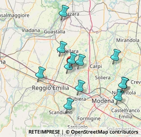 Mappa Strada Provinciale, 42015 Correggio RE, Italia (14.86333)