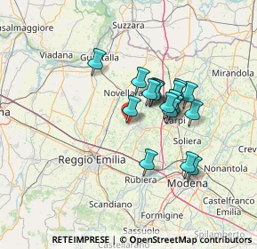 Mappa Strada Provinciale, 42015 Correggio RE, Italia (10.64333)