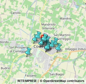 Mappa Piazzale S. Rocco, 42015 Correggio RE, Italia (0.80333)