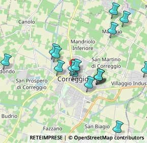 Mappa Piazzale S. Rocco, 42015 Correggio RE, Italia (2.3465)