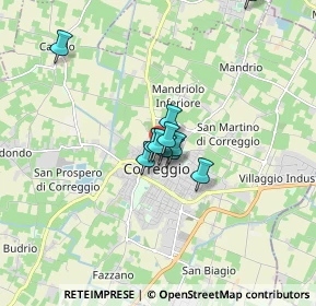 Mappa Piazzale S. Rocco, 42015 Correggio RE, Italia (1.08909)