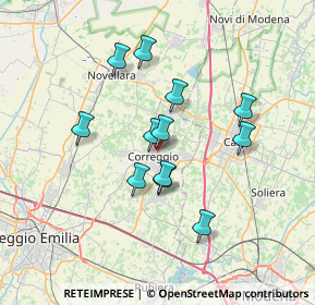 Mappa Via San Martino, 42015 San Martino , Italia (5.875)