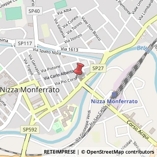 Mappa Via Pio Corsi, 52, 14049 Nizza Monferrato, Asti (Piemonte)
