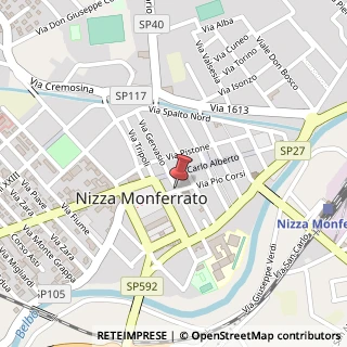 Mappa Via Pio Corsi, 14, 14049 Nizza Monferrato, Asti (Piemonte)