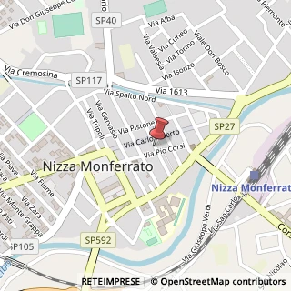 Mappa Via Balbo, 12, 14049 Nizza Monferrato, Asti (Piemonte)