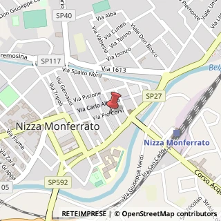 Mappa Via Pio Corsi, 44, 14049 Nizza Monferrato, Asti (Piemonte)