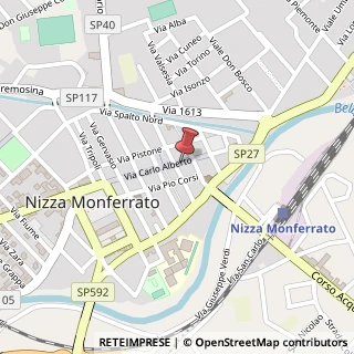Mappa Via Carlo Alberto, 80, 14049 Nizza Monferrato, Asti (Piemonte)