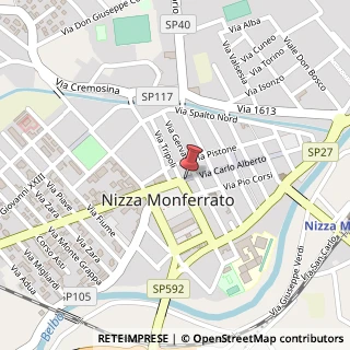Mappa Via Carlo Alberto, 10, 14049 Nizza Monferrato, Asti (Piemonte)