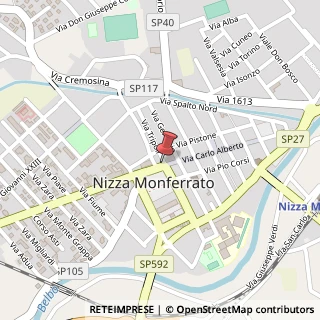 Mappa Piazza Giuseppe Garibaldi, 71, 14049 Nizza Monferrato, Asti (Piemonte)