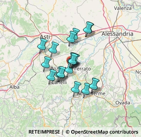 Mappa Viale Partigiani, 14049 Nizza Monferrato AT, Italia (9.336)