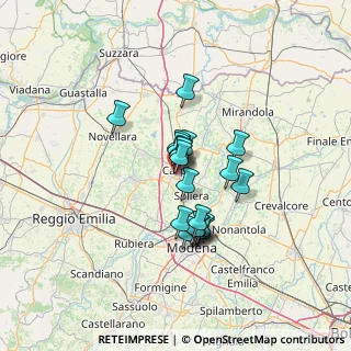 Mappa Via Tiziano, 41012 Carpi MO, Italia (9.5065)