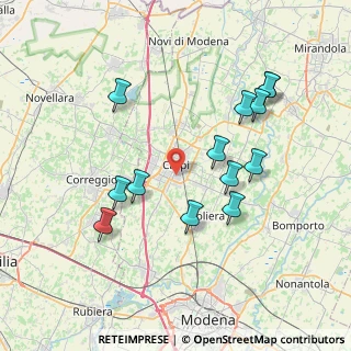 Mappa Via Tiziano, 41012 Carpi MO, Italia (7.64154)