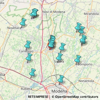 Mappa Via Tiziano, 41012 Carpi MO, Italia (8.0335)