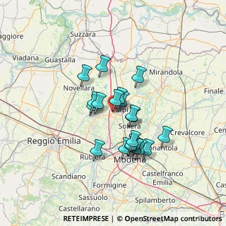 Mappa Via Eraclito, 41012 Carpi MO, Italia (10.546)