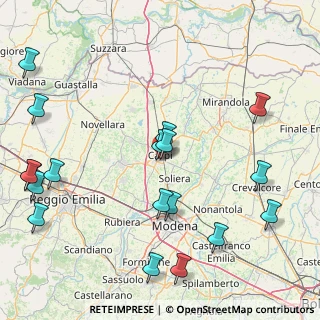 Mappa Via Tiziano Vecellio, 41012 Carpi MO, Italia (21.56889)