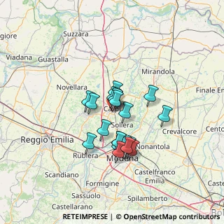 Mappa Via Tiziano Vecellio, 41012 Carpi MO, Italia (9.698)