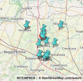 Mappa Via Tiziano Vecellio, 41012 Carpi MO, Italia (9.988)