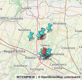 Mappa Via Tiziano Vecellio, 41012 Carpi MO, Italia (9.77455)